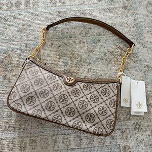 Tory Burch T monogram jacquard shoulder bag
